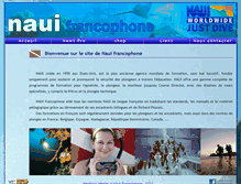 Tablet Screenshot of naui-francophone.org